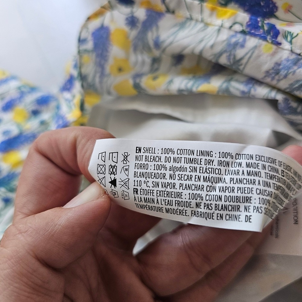 Hyacinth House XL Nicole‎ Floral Maxi Dress Puff Sleeve Open Back Tuckernuck - Picture 11 of 11